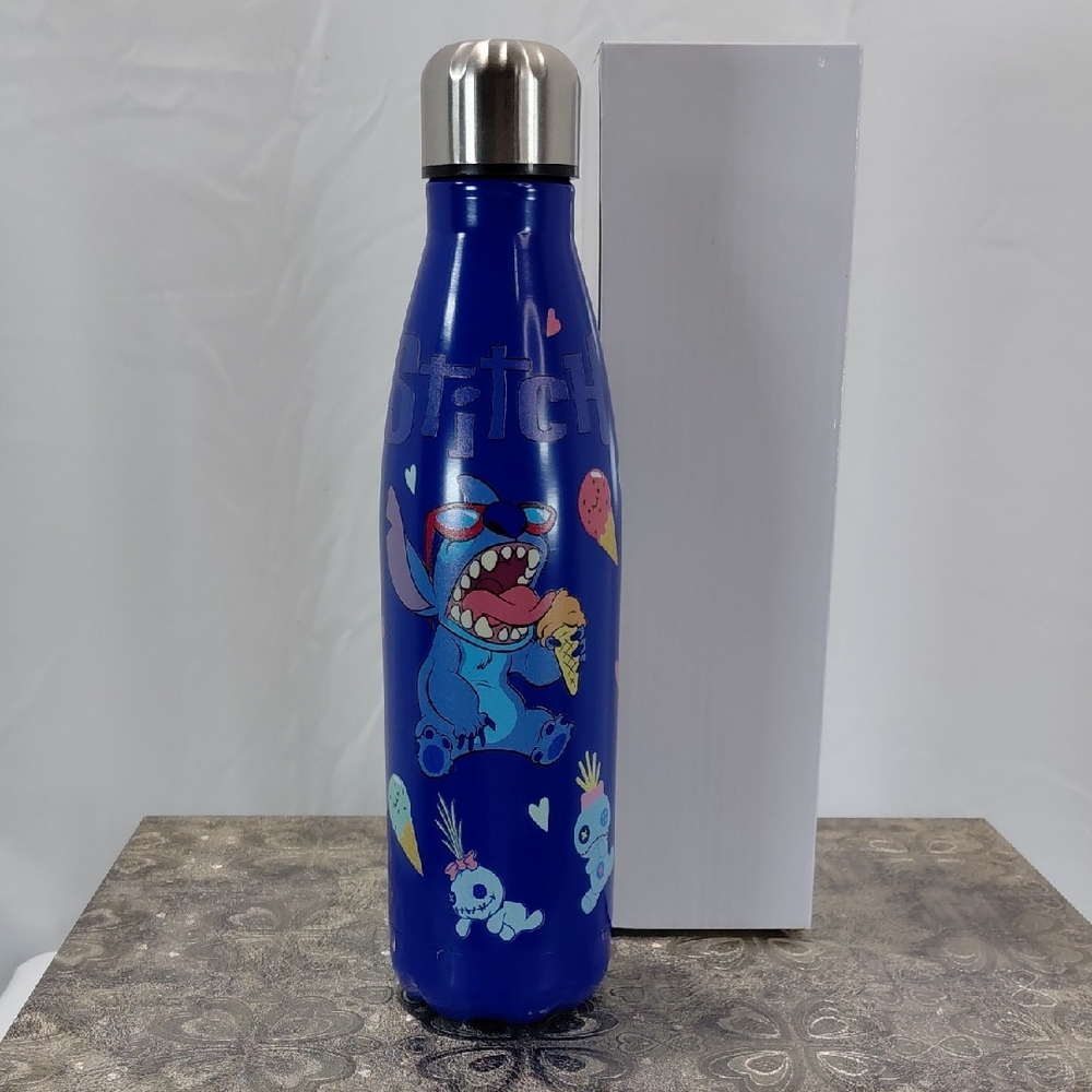 Blue Stainless Steel Water Bottle